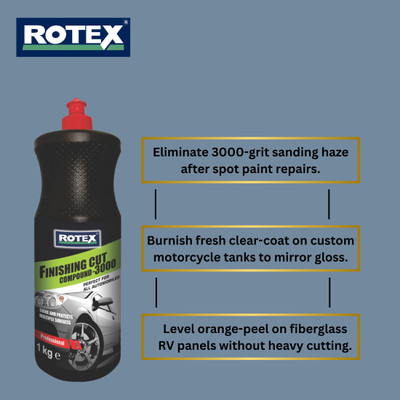 Rotex Liquid Car Polish for Metal Parts(1 L)