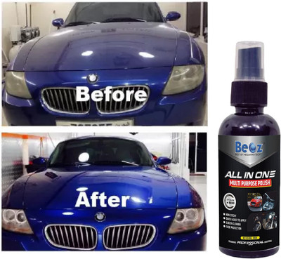 BEOZ Liquid Car Polish for Dashboard, Chrome Accent(100 ml)