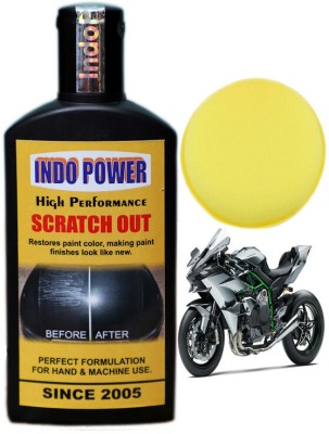 INDOPOWER SCRATCH OUT ( High Performance) 100ml.+ One Foam Applicator Pad. Car Washing Liquid(100 ml)