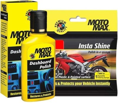 Motomax Liquid Car Polish for Dashboard(50 ml)