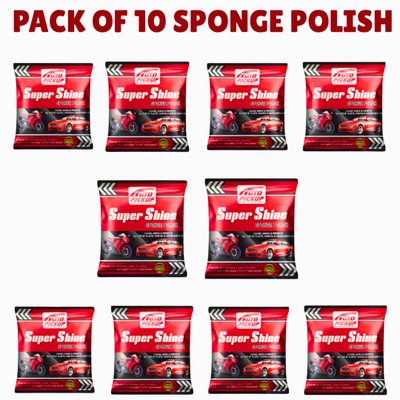 AUTO PICKUP Liquid Car Polish for Bumper, Exterior, Headlight, Dashboard, Chrome Accent(100 g, Pack of 10)