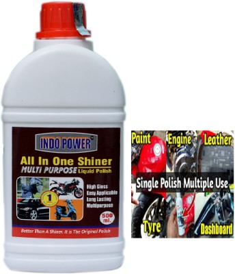 INDOPOWER Liquid Car Polish for Dashboard(500 ml)