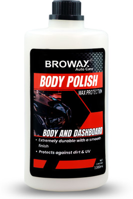 BROWAX Paste Car Polish for Dashboard, Bumper(1 L, Pack of 1)
