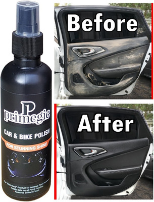 PRIMEGIC Liquid Car Polish for Chrome Accent, Bumper, Dashboard, Exterior, Headlight, Leather, Metal Parts, Windscreen(200 ml, Pack of 1)