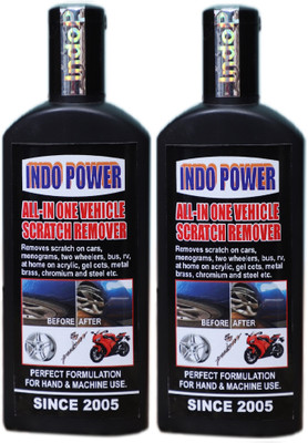 INDOPOWER BR1869- ALL -IN ONE VEHICLE SCRATCH REMOVER ( 2pc x 100ml). Car Washing Liquid(200 ml)