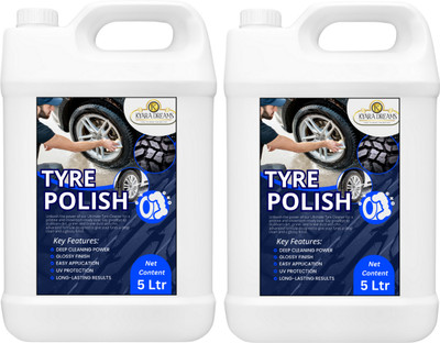 kyaradream Liquid Car Polish for Tyres(10 L, Pack of 2)