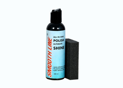 Smooth line Liquid Car Polish for Dashboard, Exterior, Bumper(200 ml, Pack of 1)