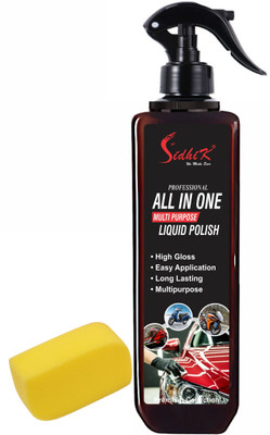 SidhiK Liquid Car Polish for Bumper, Exterior, Windscreen, Headlight(200 ml, Pack of 1)