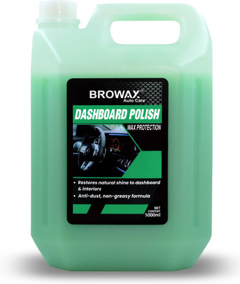 BROWAX Paste Car Polish for Dashboard, Bumper, Leather(5 L, Pack of 1)