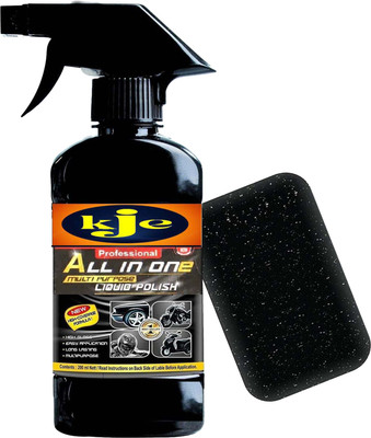 powerteck Liquid Car Polish for Bumper, Dashboard, Exterior, Leather, Metal Parts, Tyres(250 ml, Pack of 1)