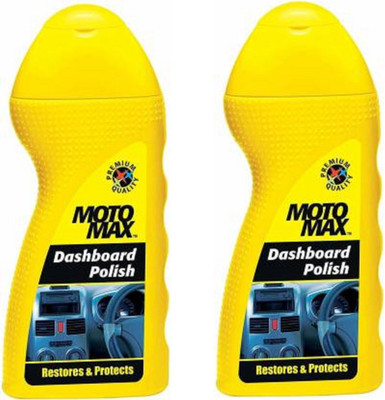 Motomax Liquid Car Polish for Dashboard(100 ml, Pack of 2)