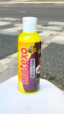 MOTEXO Liquid Car Polish for Metal Parts, Chrome Accent, Bumper, Windscreen, Tyres, Bumper, Leather, Dashboard(200 ml, Pack of 1)