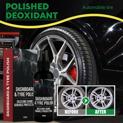 DashBoardCare Liquid Car Polish for Dashboard, Tyres, Leather(100 ml, Pack of 1)