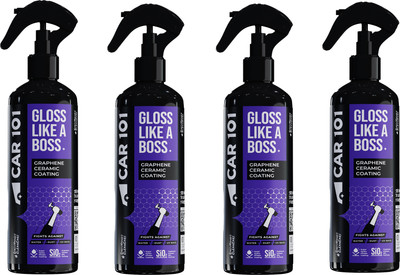 CAR101 Liquid Car Polish for Exterior(300 ml, Pack of 4)