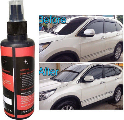 MOTEXO Liquid Car Polish for Dashboard, Bumper, Chrome Accent, Exterior, Leather, Metal Parts, Windscreen, Tyres(200 ml, Pack of 1)