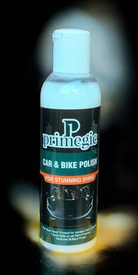 PRIMEGIC Paste Car Polish for Exterior, Tyres, Bumper, Chrome Accent, Dashboard, Leather, Metal Parts, Windscreen(200 ml, Pack of 1)
