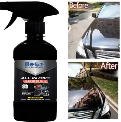 BEOZ Liquid Car Polish for Chrome Accent, Dashboard, Exterior(200 ml)