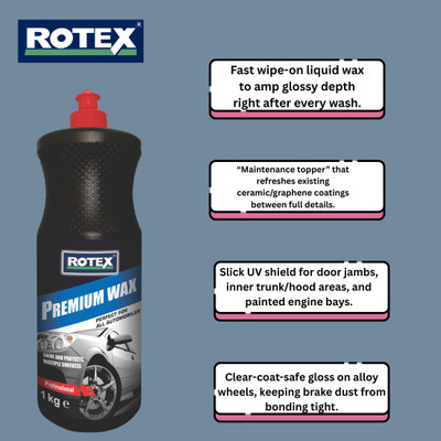 Rotex Liquid Car Polish for Metal Parts(1 L)