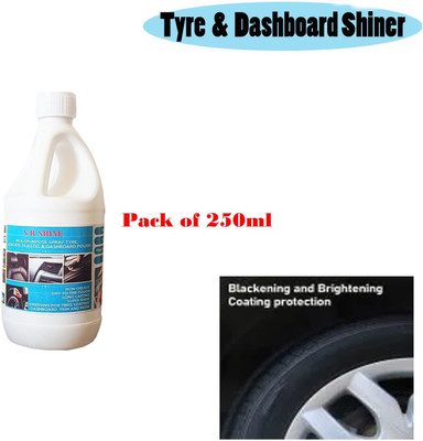 S R SHINE Liquid Car Polish for Dashboard(250 ml, Pack of 1)