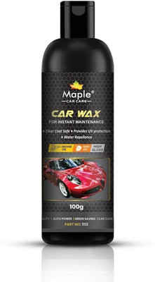 Maple Paste Car Polish for Bumper, Dashboard, Exterior(100 g, Pack of 1)