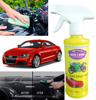 ADON SHINE Liquid Car Polish for Tyres, Metal Parts(500 ml, Pack of 2)