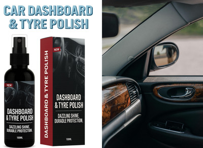 DASHBOARDGLOW Liquid Car Polish for Dashboard, Tyres(100 ml, Pack of 1)