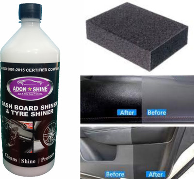 ADON SHINE Liquid Car Polish for Bumper, Chrome Accent, Exterior, Dashboard, Tyres(1000 ml, Pack of 1)
