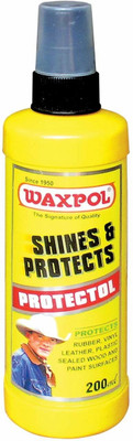 waxpol Liquid Car Polish for Leather, Tyres, Metal Parts, Dashboard, Chrome Accent, Exterior(200 ml, Pack of 1)