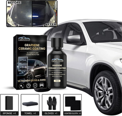 CarCeramics Liquid Car Polish for Exterior, Metal Parts, Bumper(70 ml, Pack of 1)
