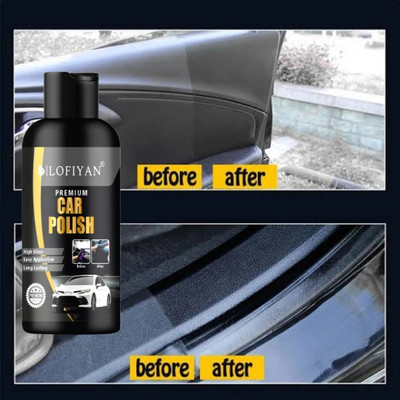 Lofiyan Liquid Car Polish for Bumper, Tyres, Dashboard, Leather, Windscreen(50 ml, Pack of 1)