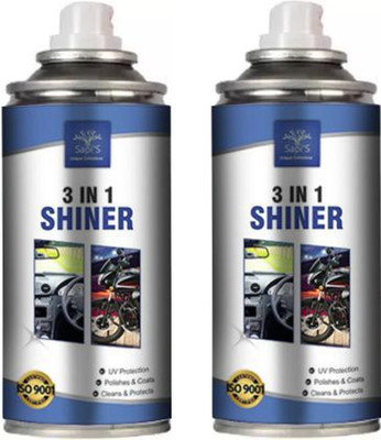 SAPI'S Liquid Car Polish for Exterior, Dashboard, Metal Parts(300 ml, Pack of 2)