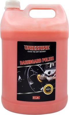 UNIESHINE Liquid Car Polish for Dashboard, Metal Parts, Bumper, Exterior(5 L, Pack of 1)