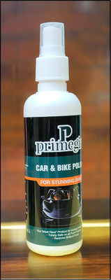 PRIMEGIC Liquid Car Polish for Metal Parts, Leather, Windscreen, Headlight, Exterior, Dashboard, Chrome Accent, Bumper(200 ml, Pack of 1)