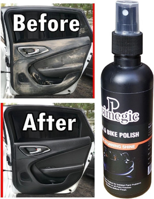 PRIMEGIC Liquid Car Polish for Chrome Accent, Bumper, Dashboard, Exterior, Tyres, Leather, Metal Parts, Windscreen(200 ml, Pack of 1)