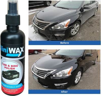 CLINIWAX Liquid Car Polish for Leather, Exterior, Dashboard, Chrome Accent, Bumper, Windscreen, Tyres(200 ml, Pack of 1)
