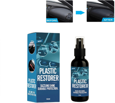 Plasticoatpro Liquid Car Polish for Dashboard, Bumper, Tyres, Leather(100 ml, Pack of 1)