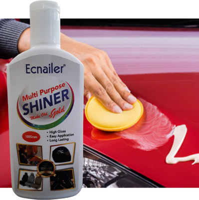 Ecnailer Paste Car Polish for Bumper, Chrome Accent, Dashboard, Exterior, Headlight, Leather, Metal Parts, Tyres(100 g, Pack of 1)