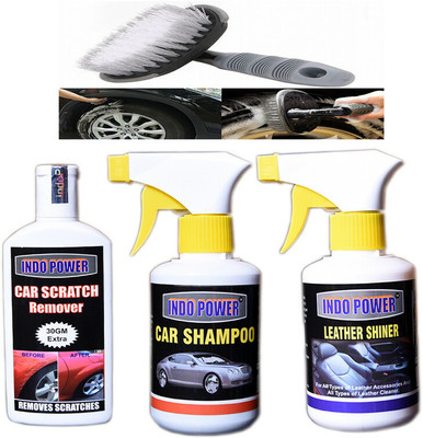 INDOPOWER Liquid Car Polish for Dashboard(600 ml, Pack of 4)