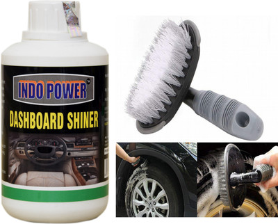 INDOPOWER Liquid Car Polish for Dashboard(250 ml, Pack of 2)