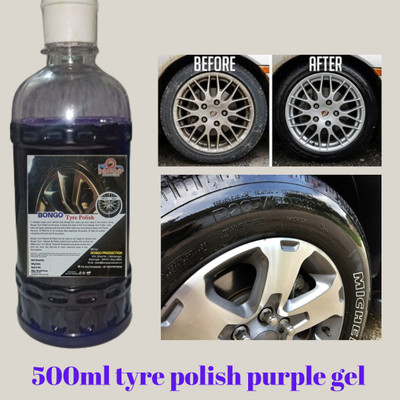 bongoproduction Paste Car Polish for Tyres(500 ml)