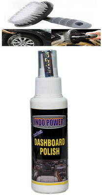 INDOPOWER Liquid Car Polish for Dashboard(100 ml, Pack of 2)