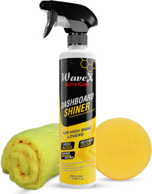 Wavex Liquid Car Polish for Dashboard(350 ml, Pack of 3)