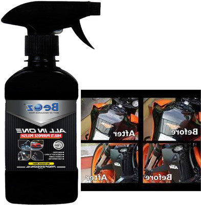 BEOZ Liquid Car Polish for Bumper, Chrome Accent, Dashboard, Exterior, Headlight, Leather, Metal Parts, Tyres(250 ml, Pack of 1)