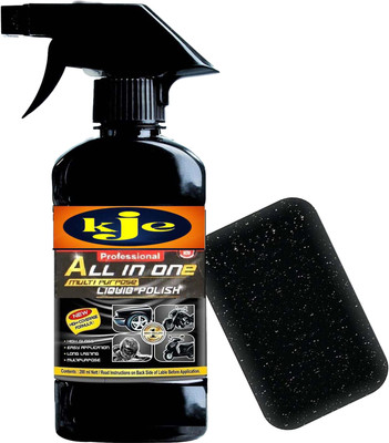 powerteck Liquid Car Polish for Bumper, Dashboard, Exterior, Leather, Metal Parts, Tyres(250 ml, Pack of 1)