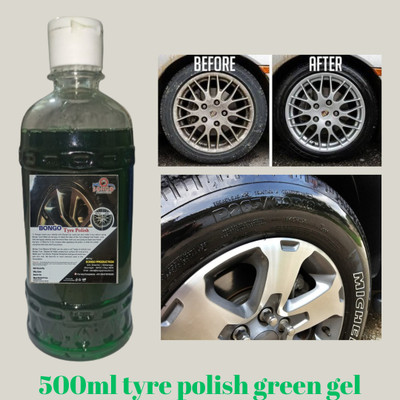 bongoproduction Paste Car Polish for Tyres(500 ml)
