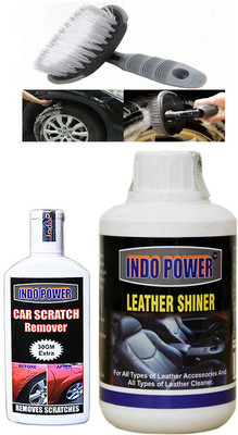 INDOPOWER Liquid Car Polish for Dashboard(350 ml, Pack of 3)