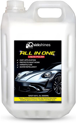 Quickshines Liquid Car Polish for Dashboard, Leather(5 L, Pack of 1)