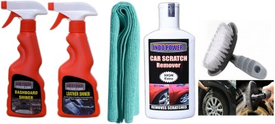 INDOPOWER Liquid Car Polish for Dashboard(700 ml, Pack of 5)