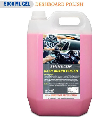 Shinecop Paste Car Polish for Dashboard, Leather, Metal Parts, Chrome Accent(5000 ml)