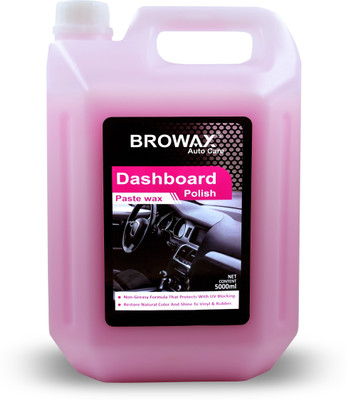 BROWAX Liquid Car Polish for Dashboard(5000 ml, Pack of 1)
